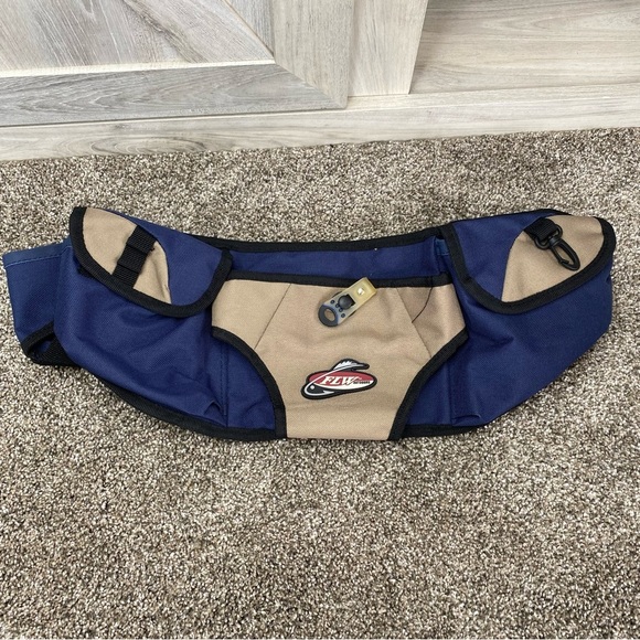 FLW Outdoors Fanny Pack Utility Belt Black and Brown Fly Fish Sports - Picture 7 of 10